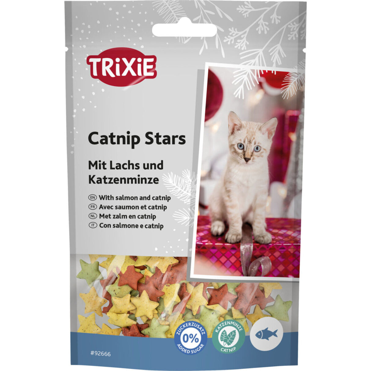 Xmas Weihnachts Catnip Stars Snack für Katzen – Inhalt/Gewicht: 50 g