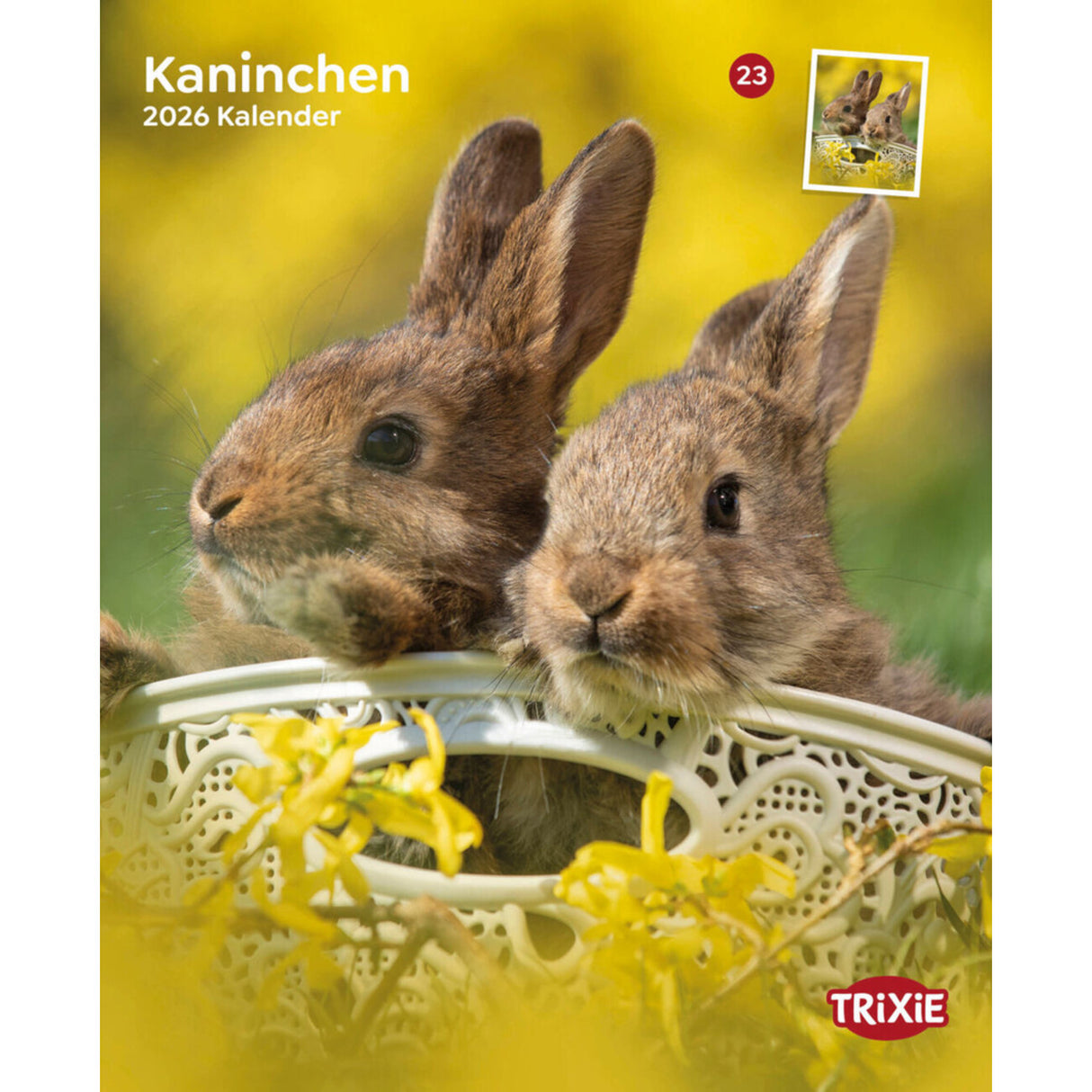 2026 Kalender für Kaninchen – 12 Monate