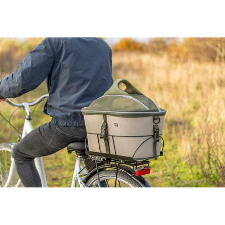 TRIXIE Fahrradkorb für Hunde & Katzen: Sicher & komfortabel unterwegs! – 33 × 40 × 46 cm, bis 10 kg