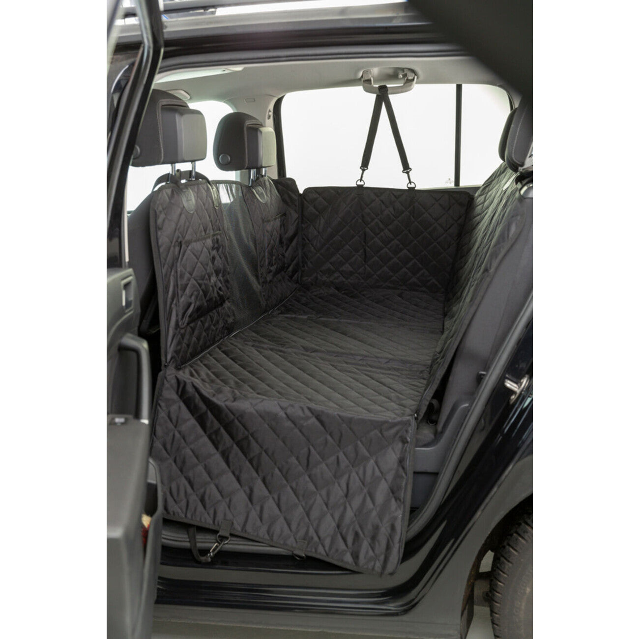 Auto-Schondecke mit Platten zur Verlängerung der Liegefläche – 1,64 × 1,61 m, schwarz