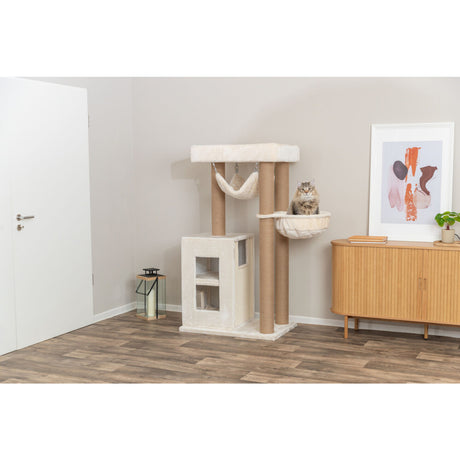 Kratzbaum XXL Amadeus, beige – 163 cm