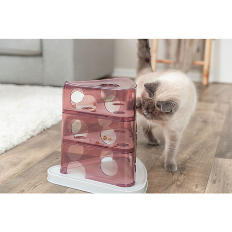 Cat Activity Cheese Tower Katzenspielzeug – ø 32 × 32 cm