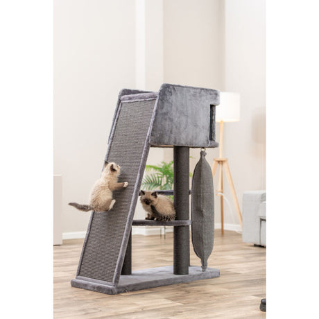 Kratzbaum Active mit Kletterrampe – 122 cm