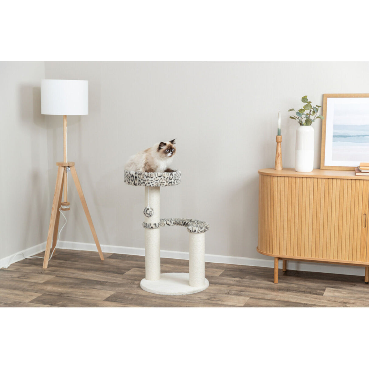 Kratzbaum Leo – Grundfläche: ø 48 cm, Höhe: 82 cm