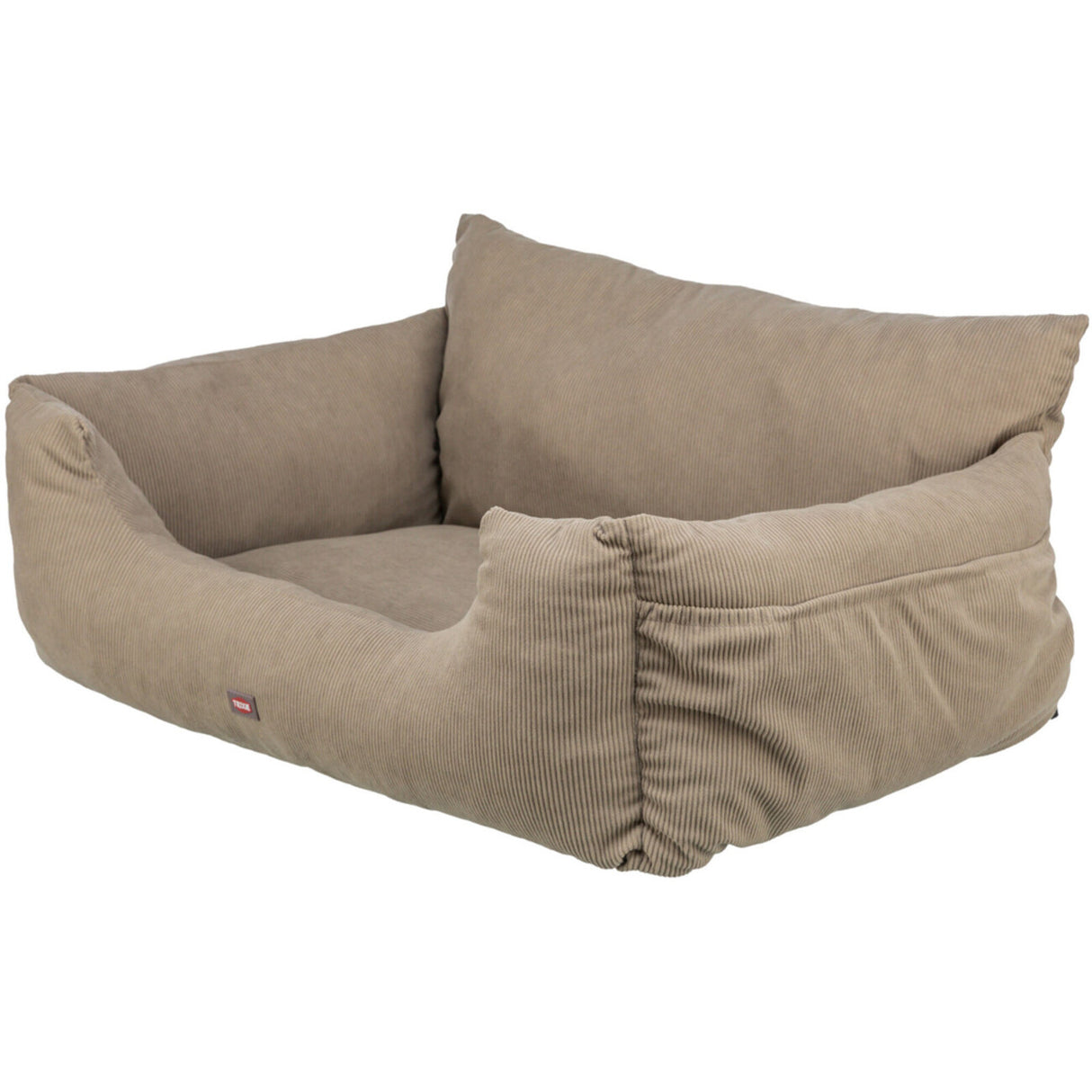 Autositz mit Cord-Optik, taupe