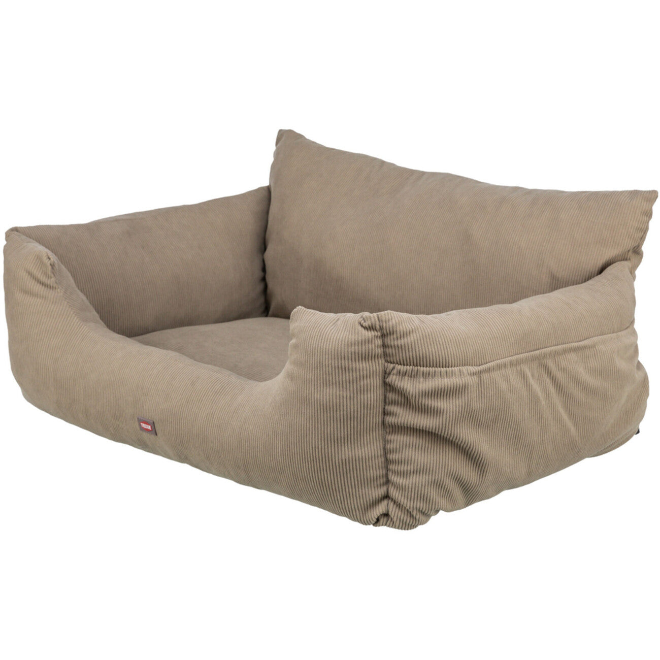 Autositz mit Cord-Optik, taupe