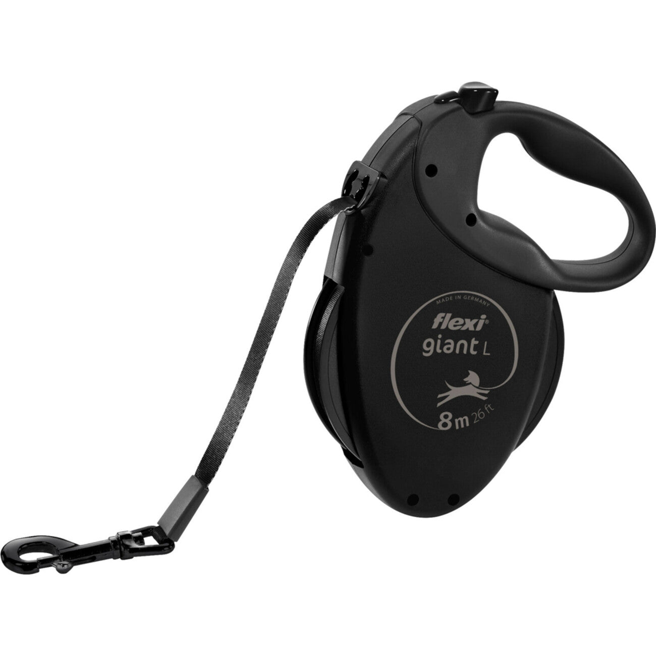 flexi Giant Black Edition Hundeleine – Gurt L: 8 m