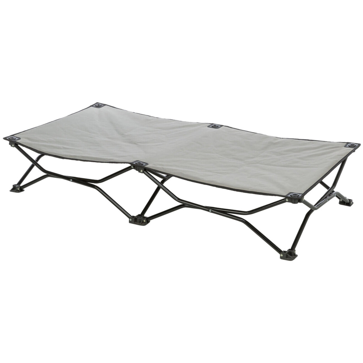 Camping-Bett Strong Edition für Hunde bis zu 50 kg – 120 × 22 × 60 cm