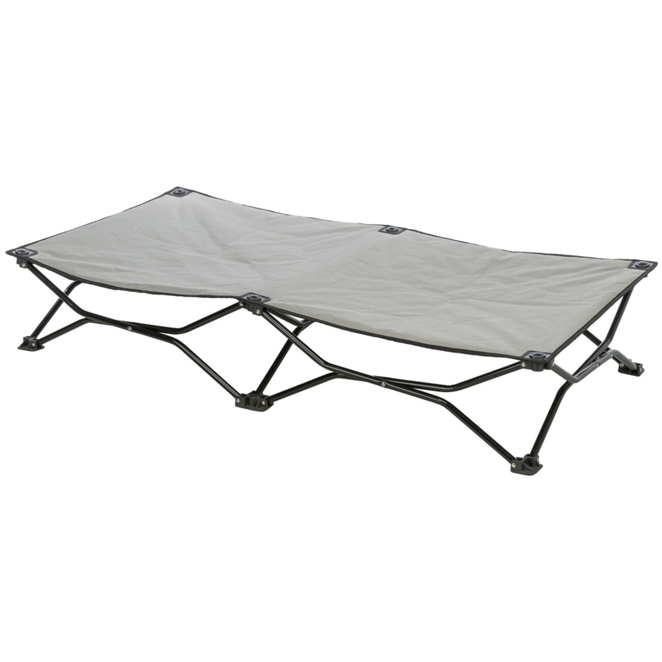 Camping-Bett Strong Edition für Hunde bis zu 50 kg – 120 × 22 × 60 cm