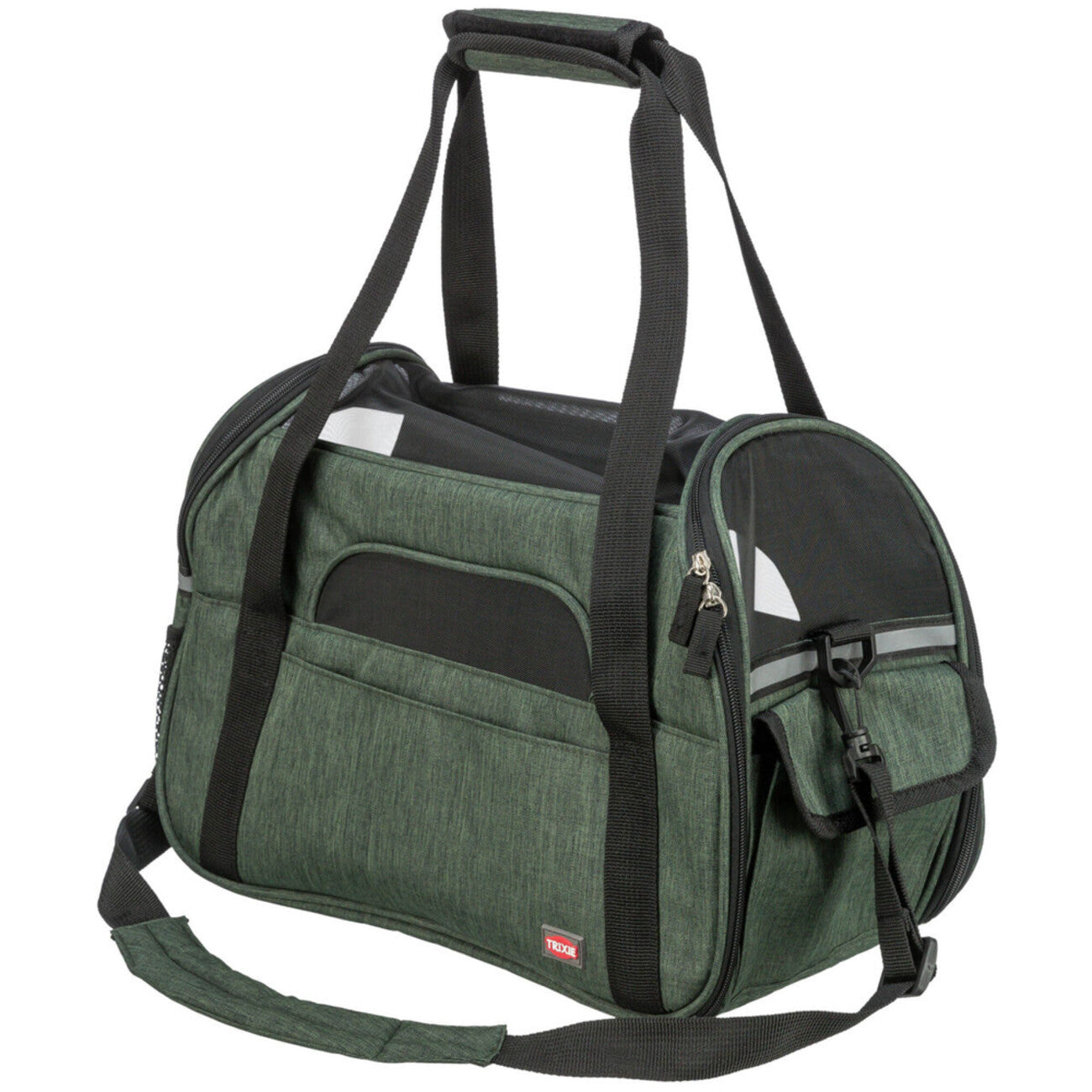Hundetasche Madison – 19 × 28 × 42 cm, olivegrün, bis 5 kg