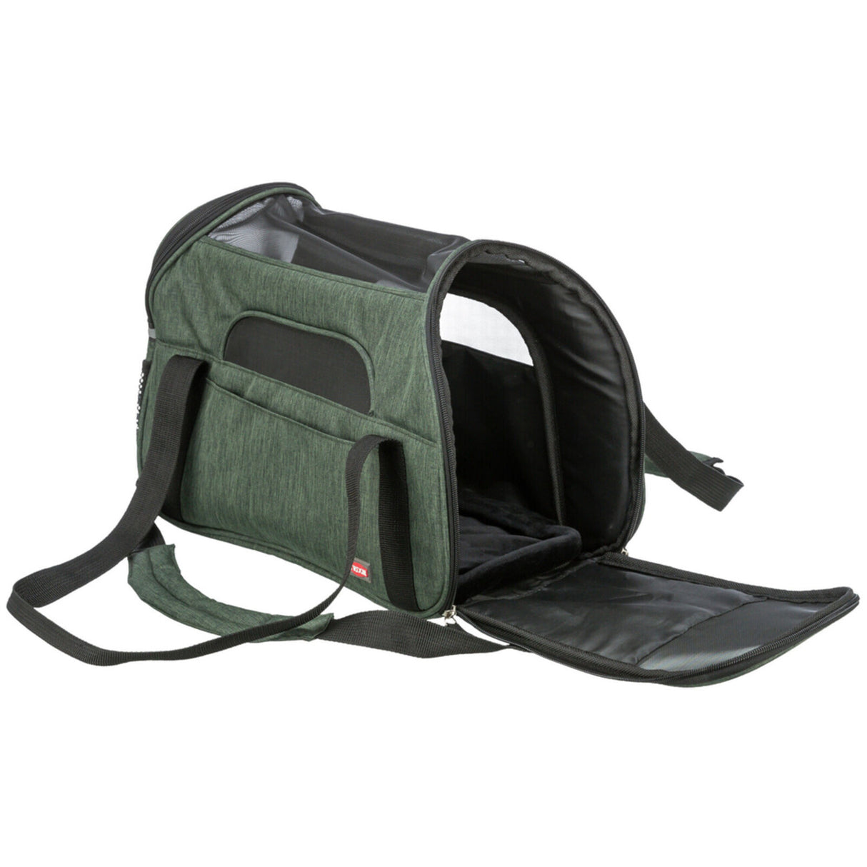 Hundetasche Madison – 19 × 28 × 42 cm, olivegrün, bis 5 kg