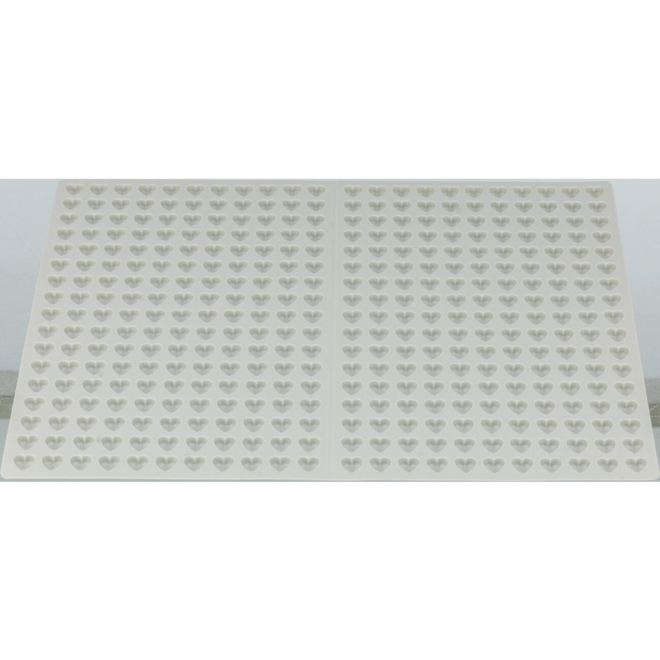 Backmatte für die Herstellung von Hundeleckerlis und Katzenleckerlis – 38 × 28 cm, grau, Herzen