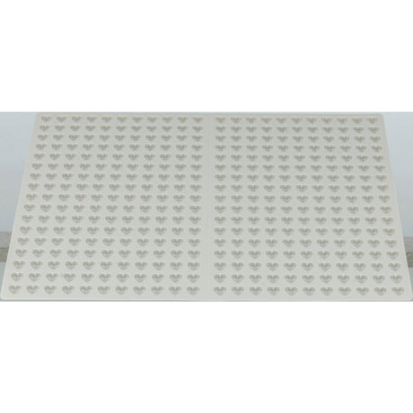 Backmatte für die Herstellung von Hundeleckerlis und Katzenleckerlis – 38 × 28 cm, grau, Herzen