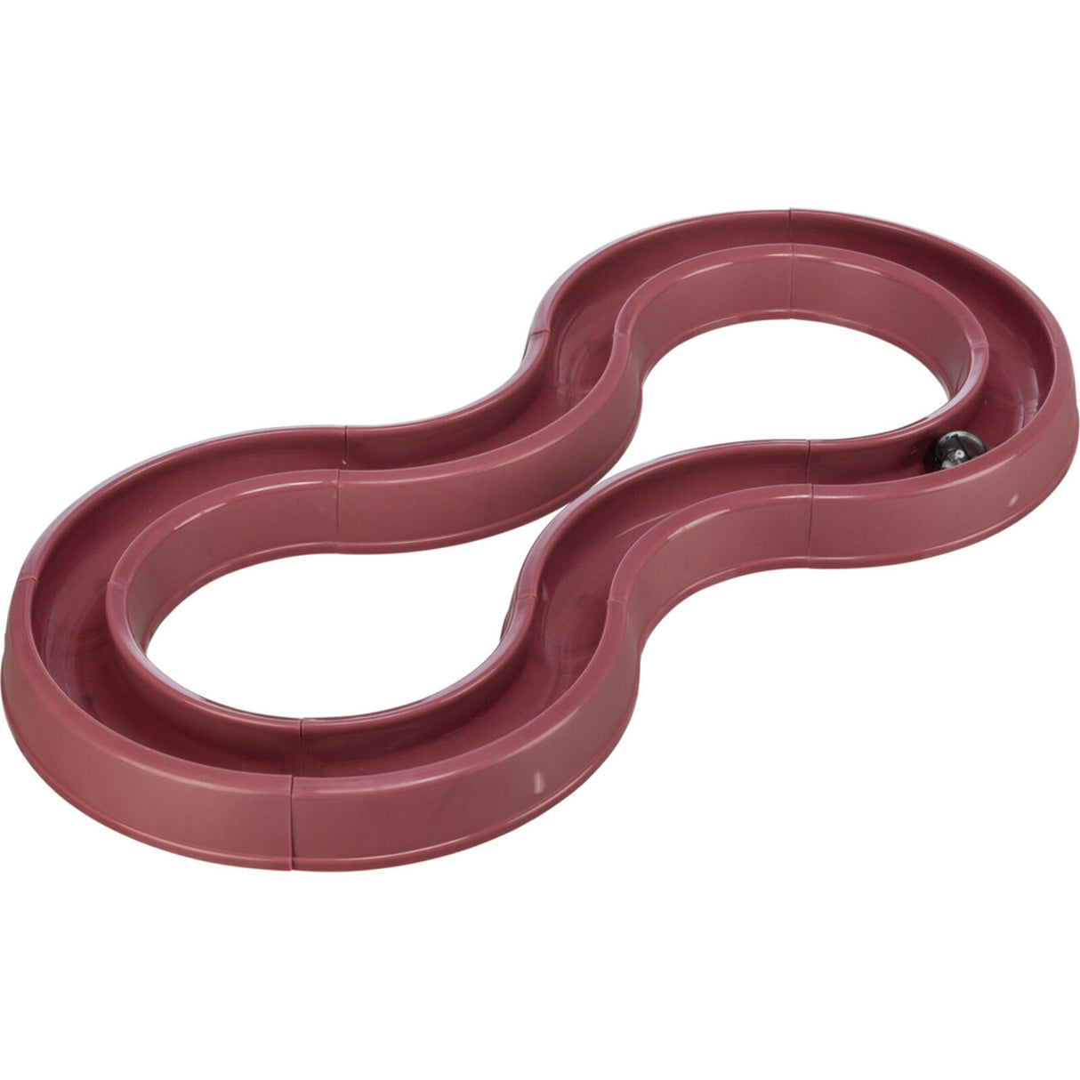 Trixie Katzenspielzeug Spielschiene Flashing Ball Race – 65 × 31 cm