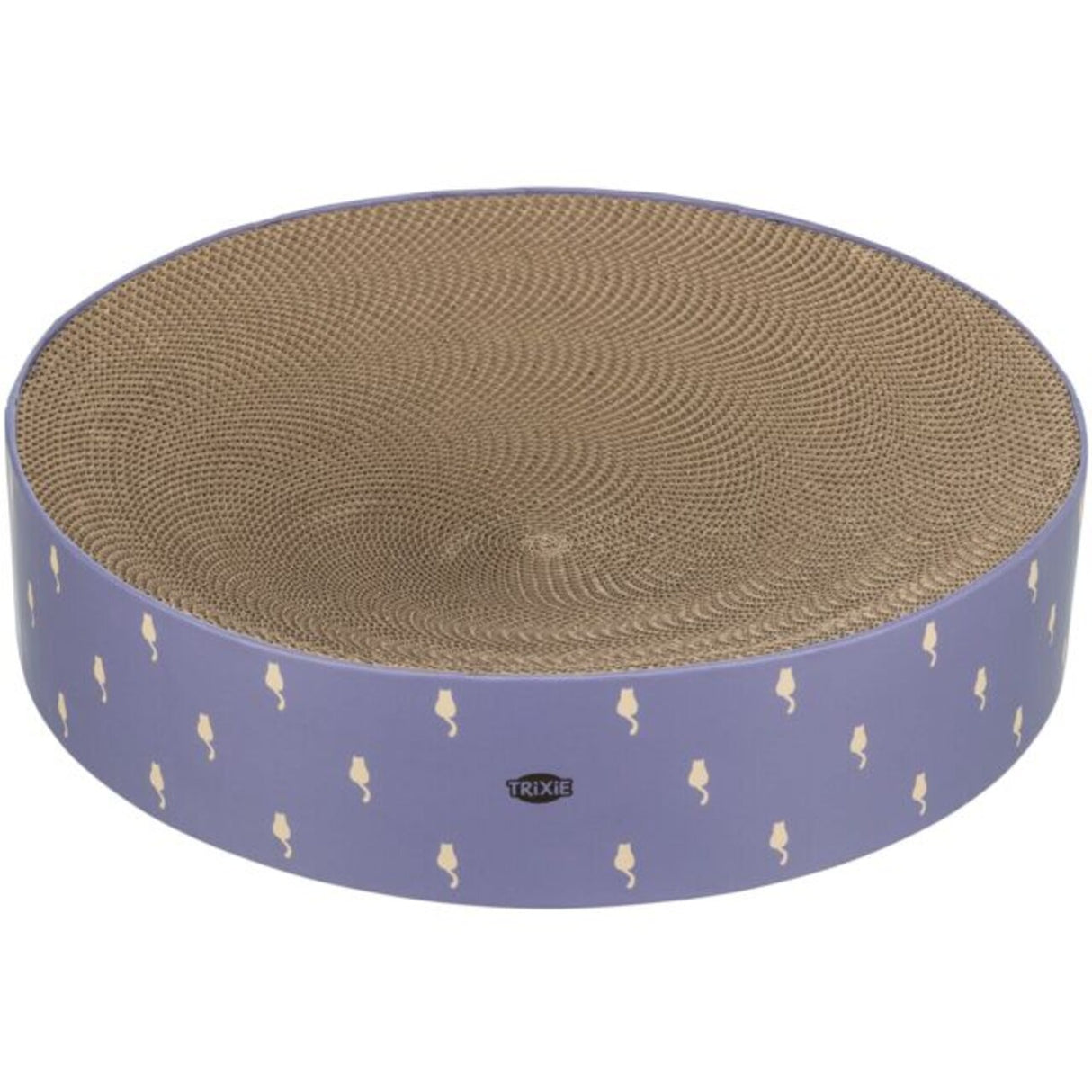Kratzbett Lilly für Katzen – ø 45 × 10 cm, flieder