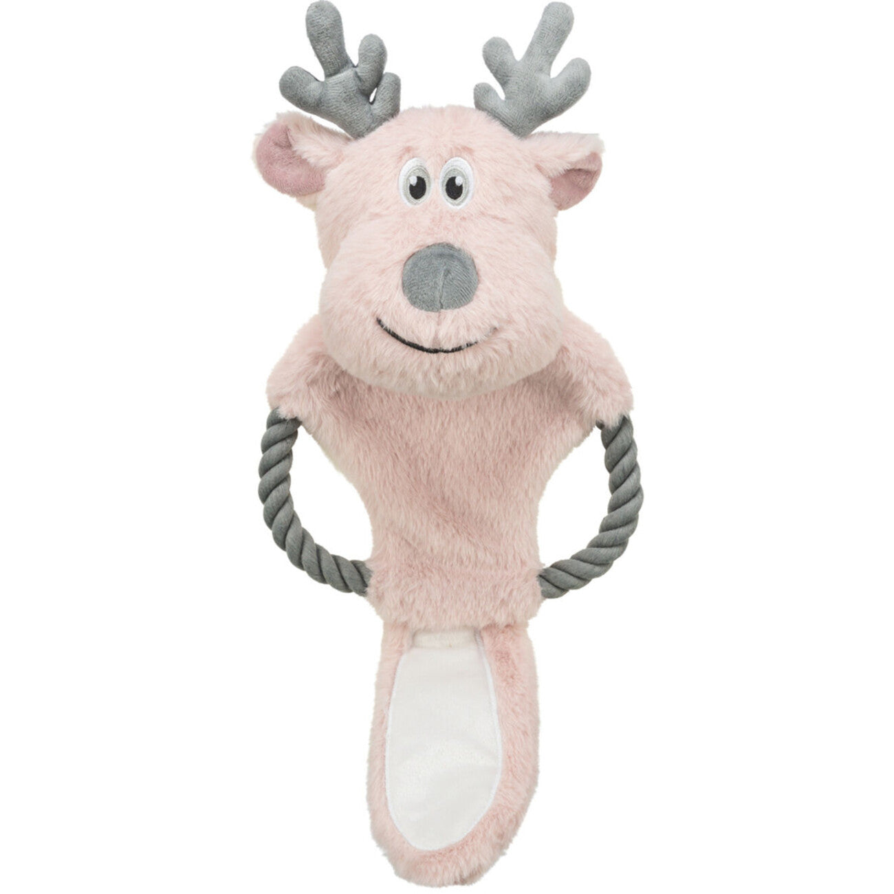 Xmas Weihnachten Rentier mit Tau aus Softplüsch Hundespielzeug – 47 cm