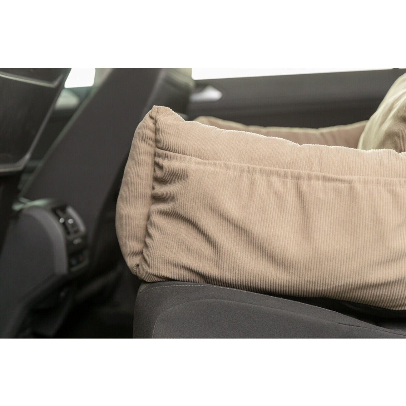 Autositz mit Cord-Optik, taupe
