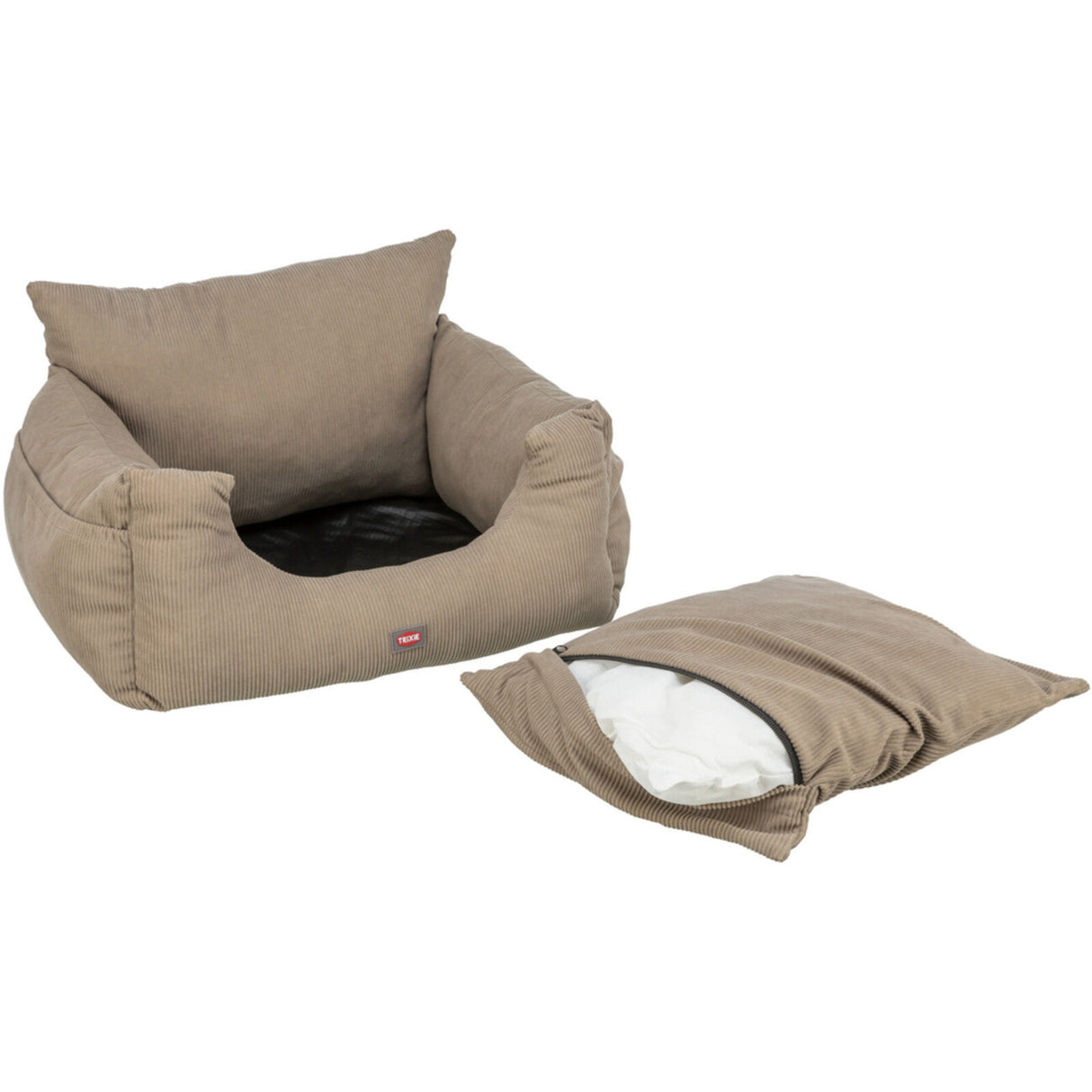Autositz mit Cord-Optik, taupe