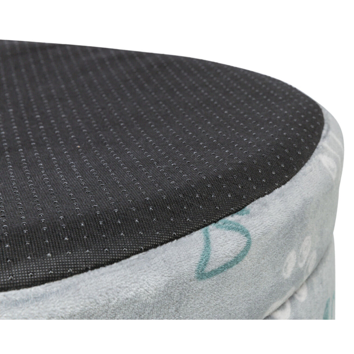 Hundebett Jimmy Softplüsch, oval, hellgrau
