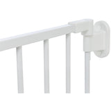 Absperrgitter, 5 Elemente, mit Tür, 62,5–300 × 76,5 cm – 62,5–300 × 76,5 cm