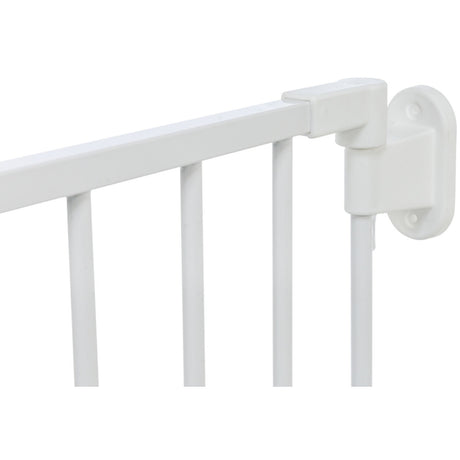 Absperrgitter, 5 Elemente, mit Tür, 62,5–300 × 76,5 cm – 62,5–300 × 76,5 cm