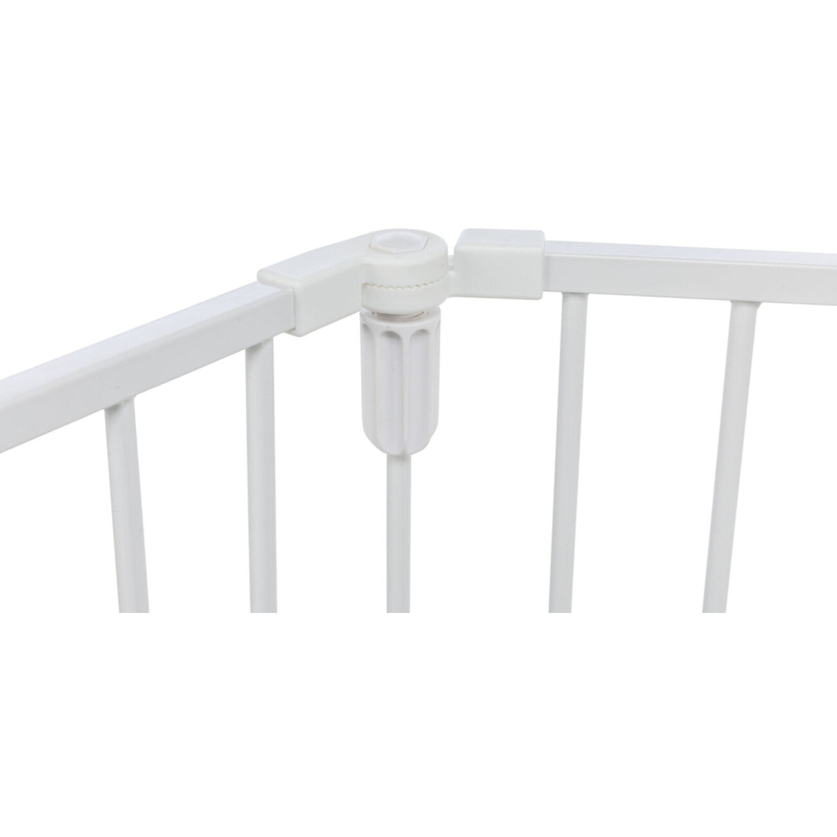 Absperrgitter, 5 Elemente, mit Tür, 62,5–300 × 76,5 cm – 62,5–300 × 76,5 cm