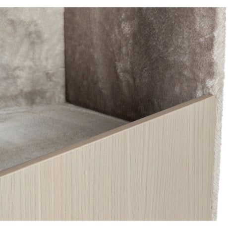 TRIXIE Kratzbaum Marina – Robuster Kratzbaum in Holz-Optik, ideal für mittlere Katzen 🏠 – Grundfläche: 78 × 45 cm, Höhe: 132 cm