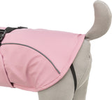 TRIXIE Hunde Regenmantel Vimy – wasserdicht, mit Bauchschutz & Reflektoren | Pink, Flieder & Orange