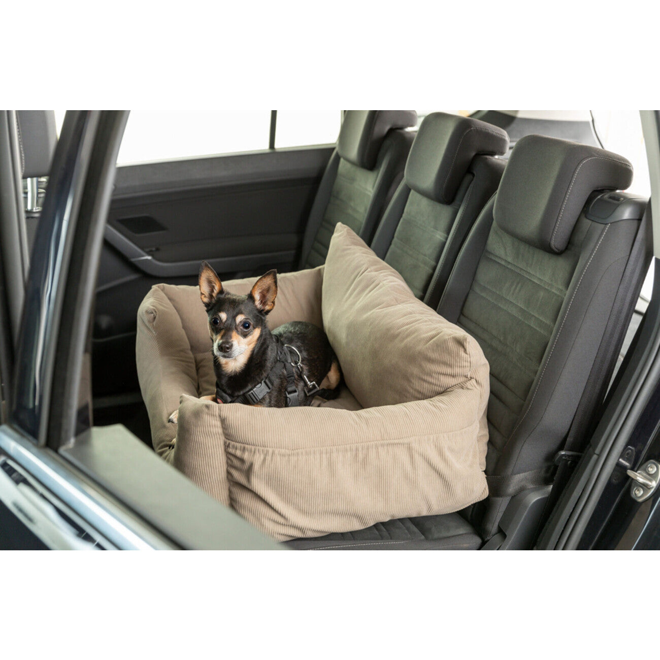 Autositz mit Cord-Optik, taupe