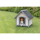 natura Hundehütte Cottage mit Satteldach – S–M: 71 × 77 × 76 cm