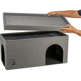 Höhle Kimy Soft Edition für Hunde – Maße: 76 × 72 × 37 cm