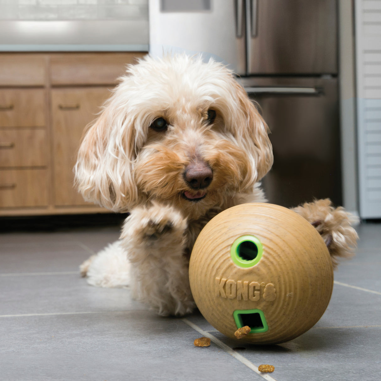 KONG Bamboo Feeder – Befüllbares Snackspielzeug für Hunde