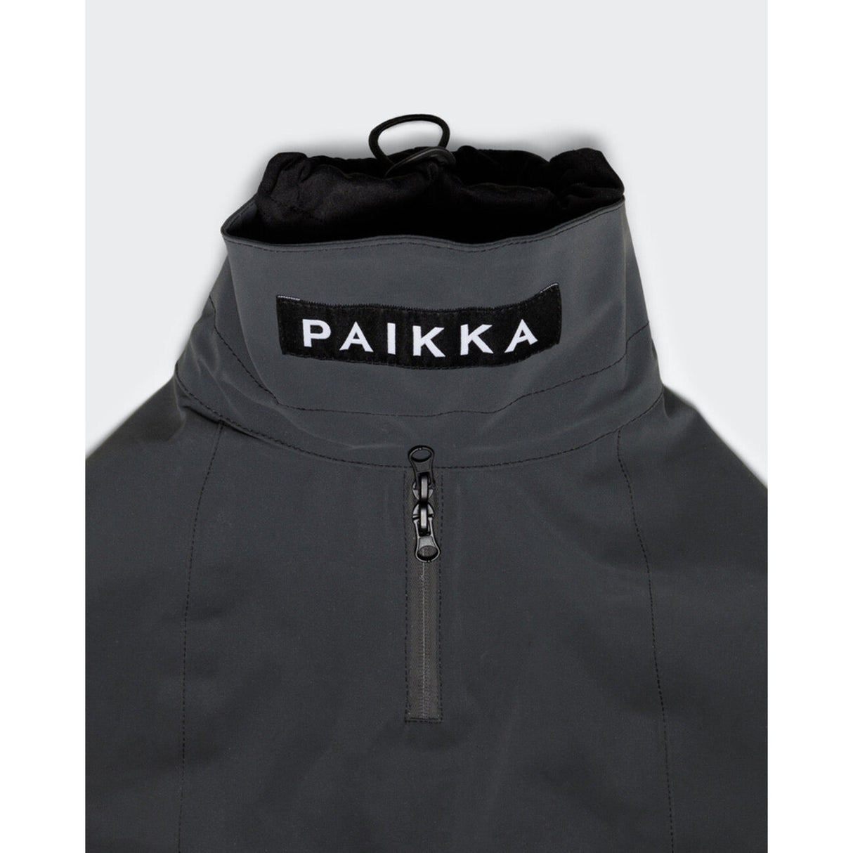 PAIKKA Visibility Raincoat Dark – Hochreflektierender, wasserdichter Hunderegenmantel