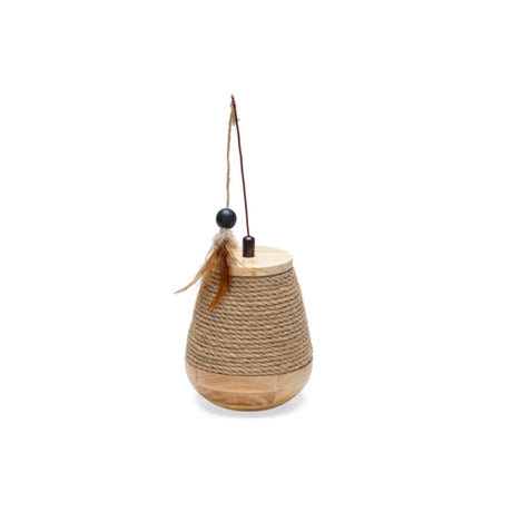 Katzenspielzeug TUMBLE Holz – dbl holz katzenspiel tumble mae 15x15x18