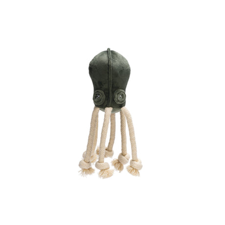 Hundespielzeug VELVET OCTOPUS AISHA – grün 15 cm