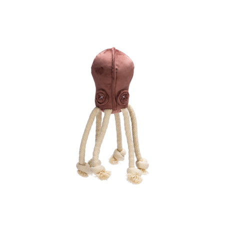 Hundespielzeug VELVET OCTOPUS AISHA – rosa 15 cm