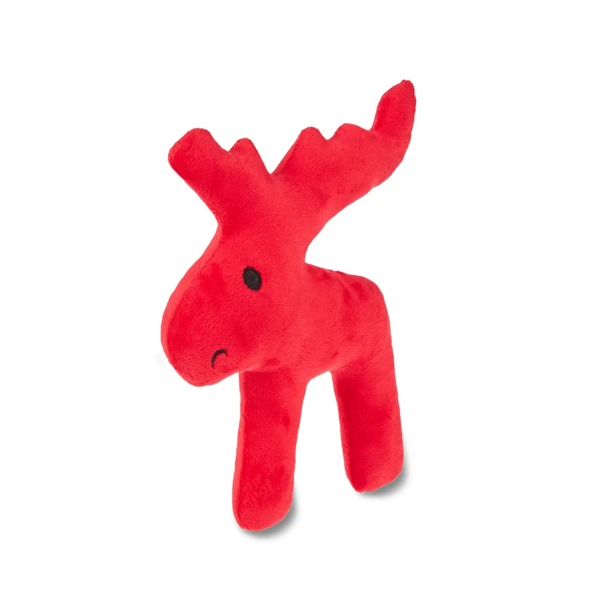 Xmas Weihnachten Christmas Range Hundespielzeug aus Softplüsch – Elch 20 x 15 x 4 cm rot