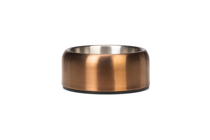 Hundenapf Noar aus Edelstahl – Designed by Lotte | Bronze, Gold, Schwarz