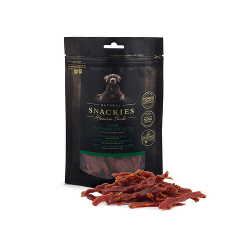 Snackies Luftgetrocknete Entenbrust Snacks für Hunde – Getreidefrei & Fettarm