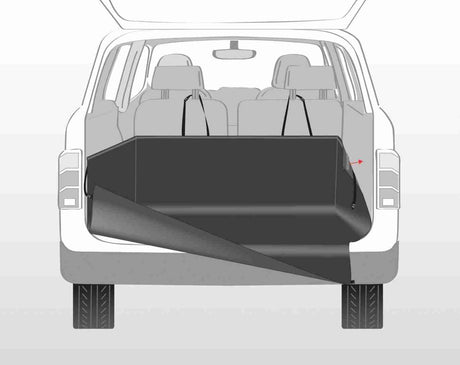 TRIXIE Kofferraum-Schondecke für Hunde – Optimaler Schutz für dein Auto