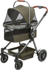 TRIXIE Buggy für Hunde & Katzen – Komfortabler und sicherer Tierwagen
