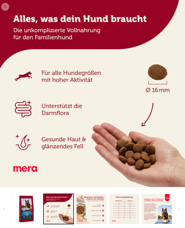 Mera Dog Essential Active Hundefutter