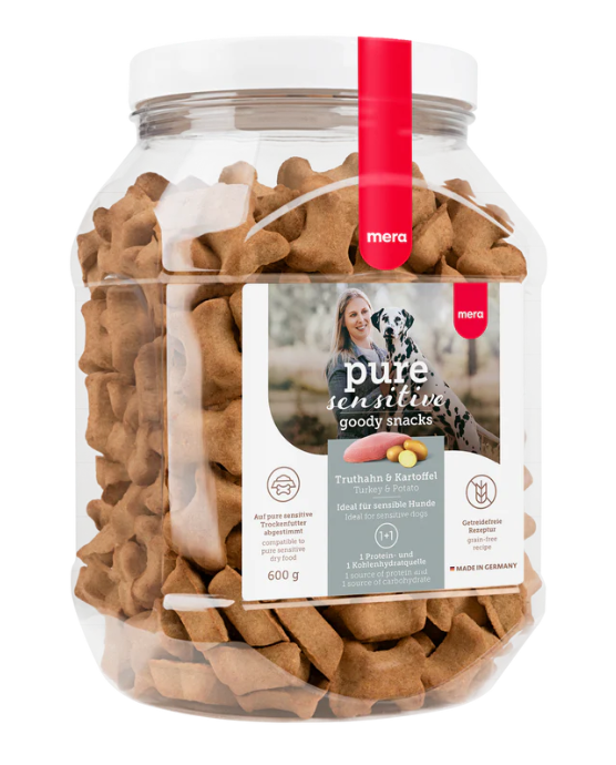 Mera Dog Pure Sensitive Goody Snack für Hunde – Hypoallergener Leckerbissen