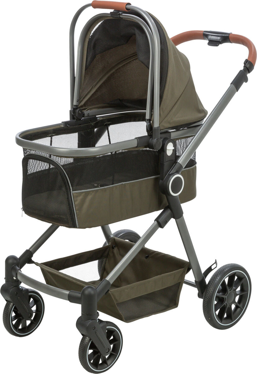 TRIXIE Buggy für Hunde & Katzen – Komfortabler und sicherer Tierwagen