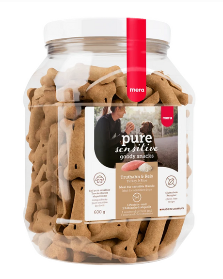 Mera Dog Pure Sensitive Goody Snack für Hunde – Hypoallergener Leckerbissen
