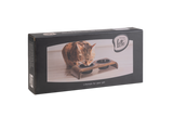 Designed By Lotte Holz Dinnerset Katze Melora – Stilvolle Futterstation aus Akazienholz