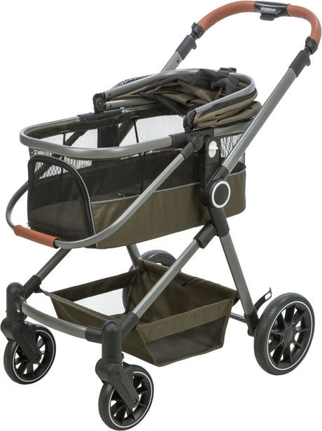 TRIXIE Buggy für Hunde & Katzen – Komfortabler und sicherer Tierwagen
