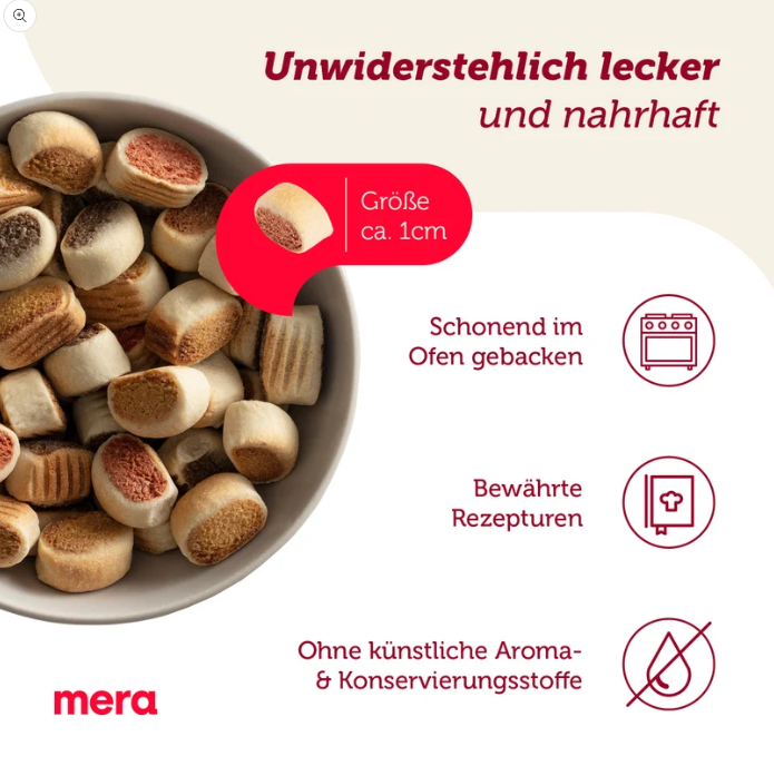 Mera Dog Snacky Mix – Knusprige Hundekekse für Training & Belohnung von Mera Dog