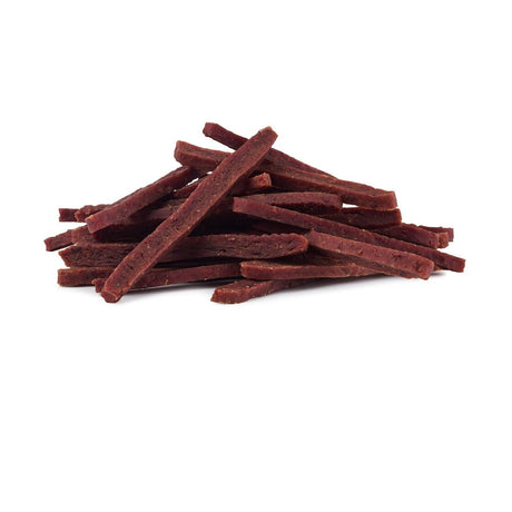 Snackies – Luftgetrocknete Lammfleischstreifen | Getreidefreier Hundesnack
