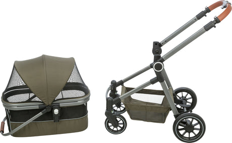 TRIXIE Buggy für Hunde & Katzen – Komfortabler und sicherer Tierwagen
